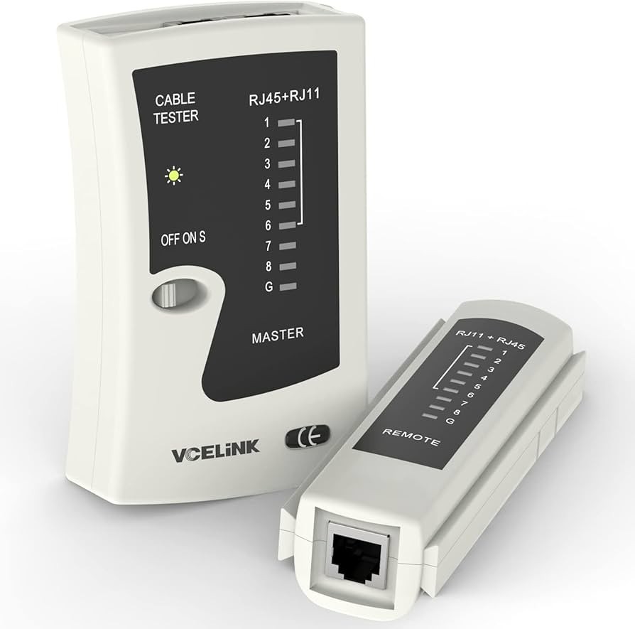 VCELINK Netzwerk Kabeltester – RJ45 und RJ11 Leitungen schnell prüfen