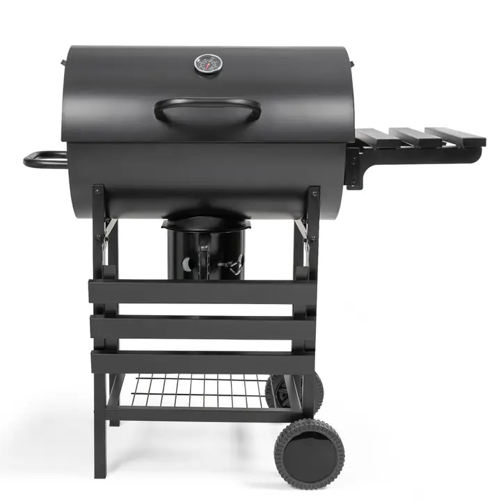 BBQ Grillwagen mit Holzkohlegrill – Mobiler Gartengrill für Balkon und Outdoor