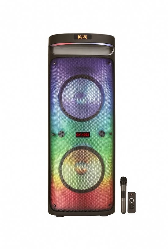 Bluetooth Partybox mit Discolicht und Fernbedienung – Musik für jede Feier