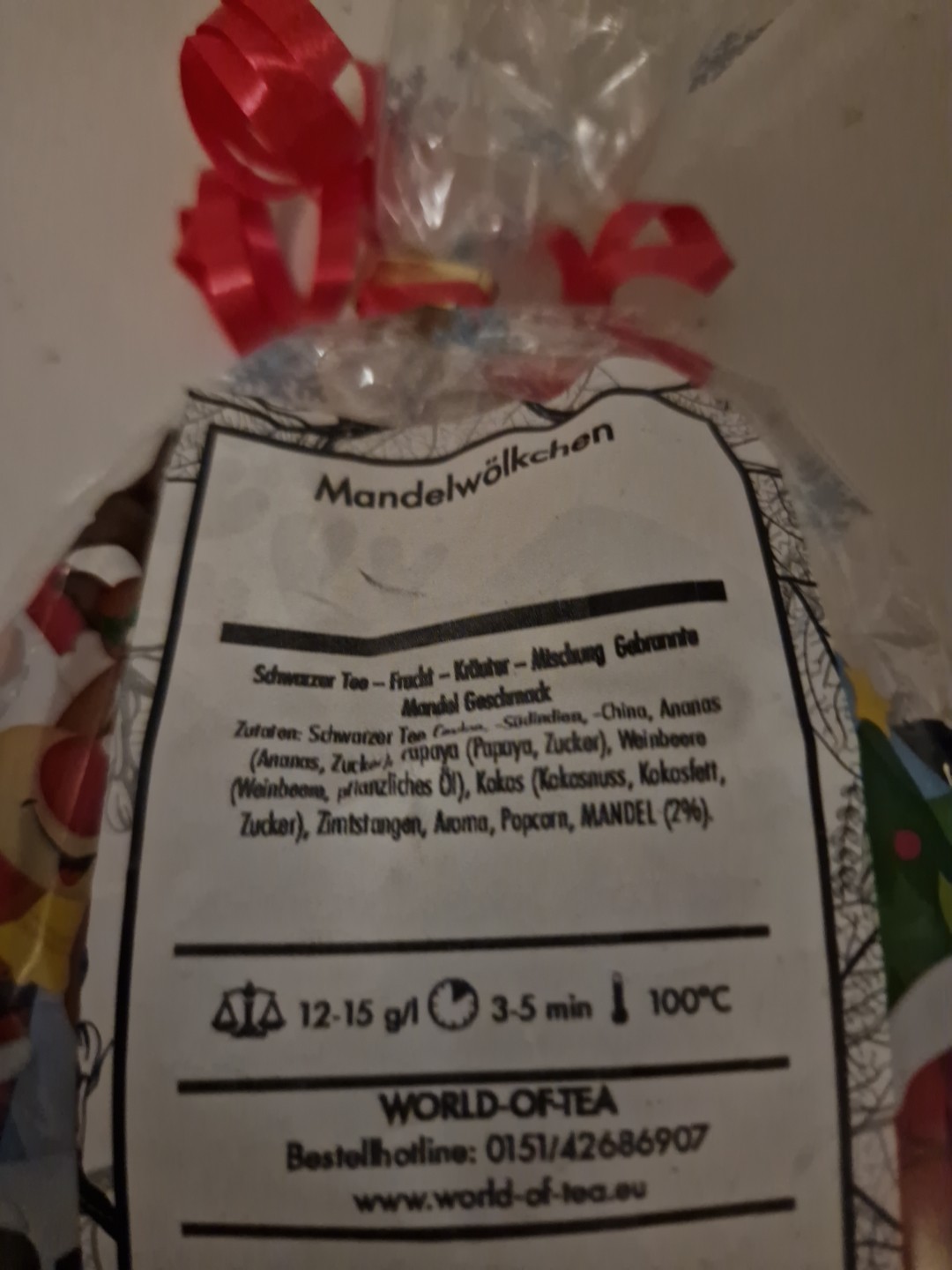 Mandelwölkchen Tee 100 g – Cremig-süßer Genusstee mit Mandelgeschmack