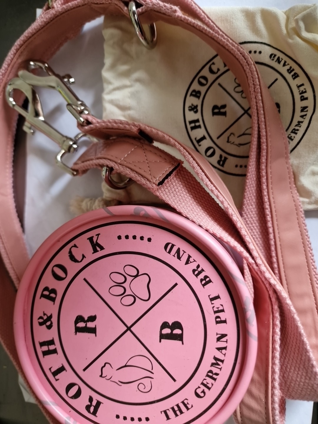 Hundehalsband mit Airtag Tasche Größe S