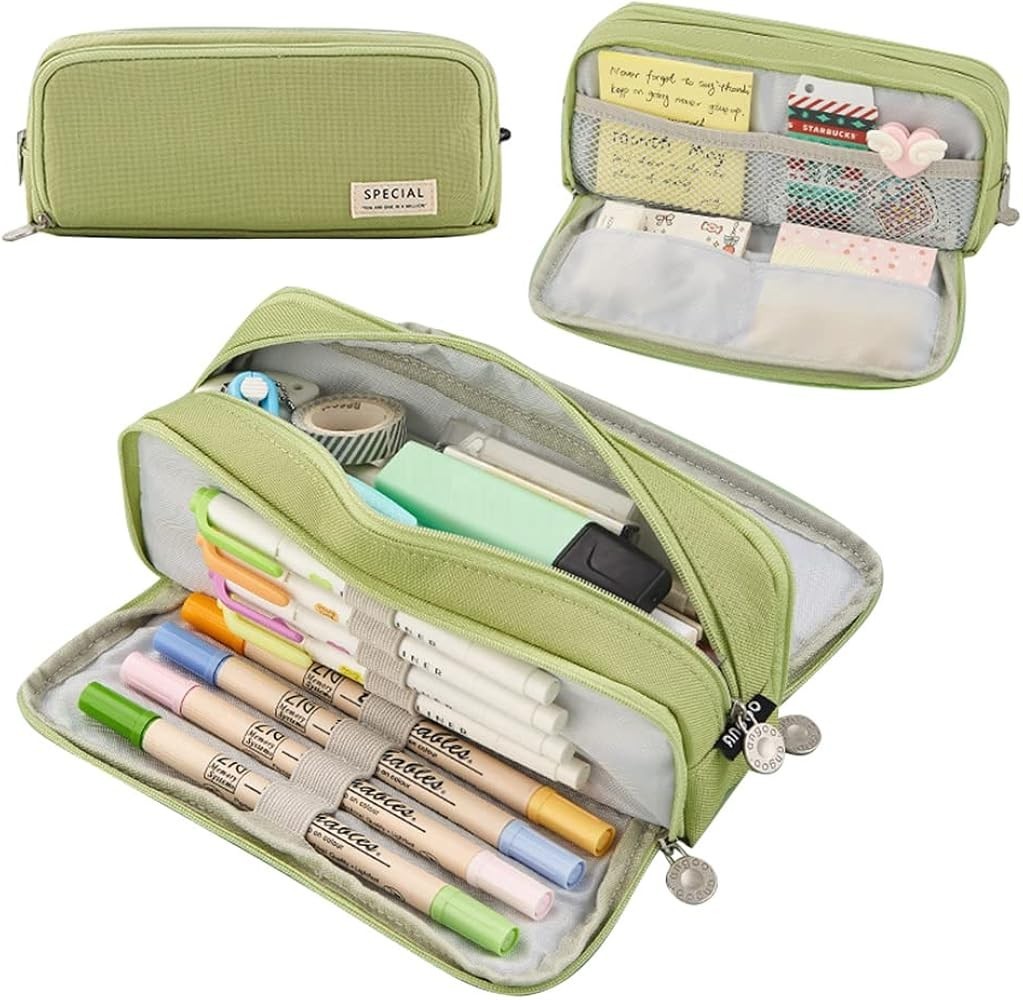 Federmäppchen, großes Fassungsvermögen, Federmäppchen, Schreibwaren,ohne Inhalt