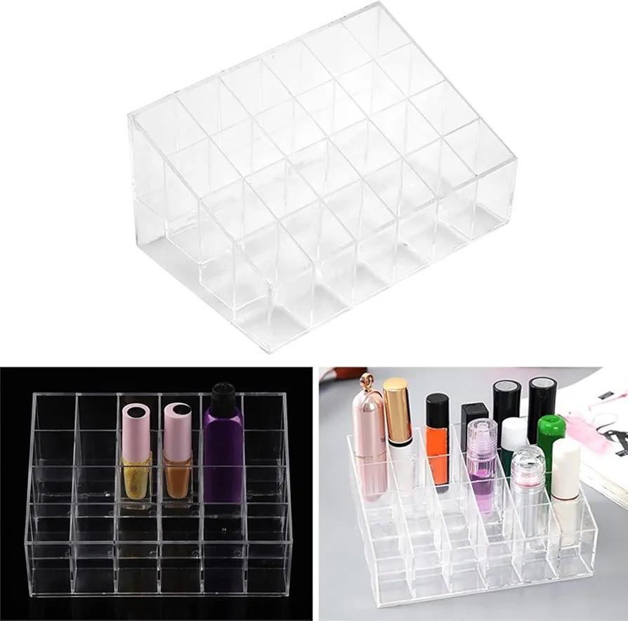 Lippenstifthalter Kosmetisch Aufbewahrungsbox Transparent Kunststoff Make-up...