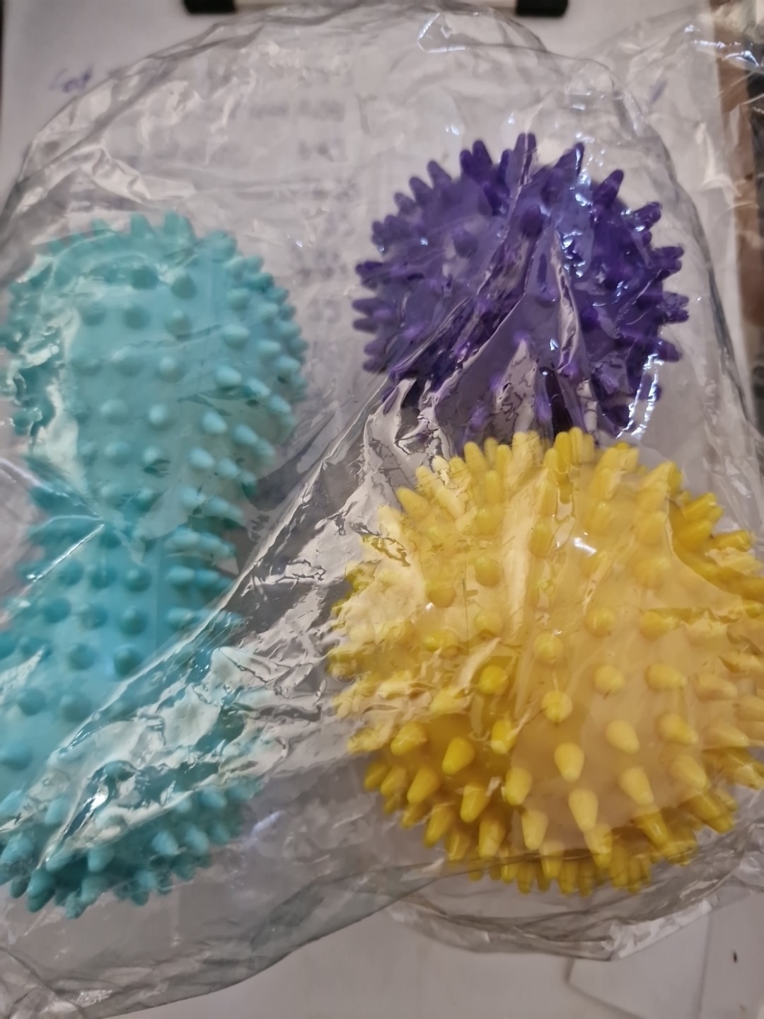 Lymshine Faszienball für Füße Klein, Faszienrolle 3er Set, Igelball Fußmassage H