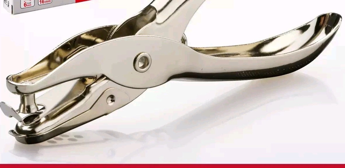 Einlochstanzer, kleiner Loch, 6 mm, Stanzer ein Loch 2 Stück