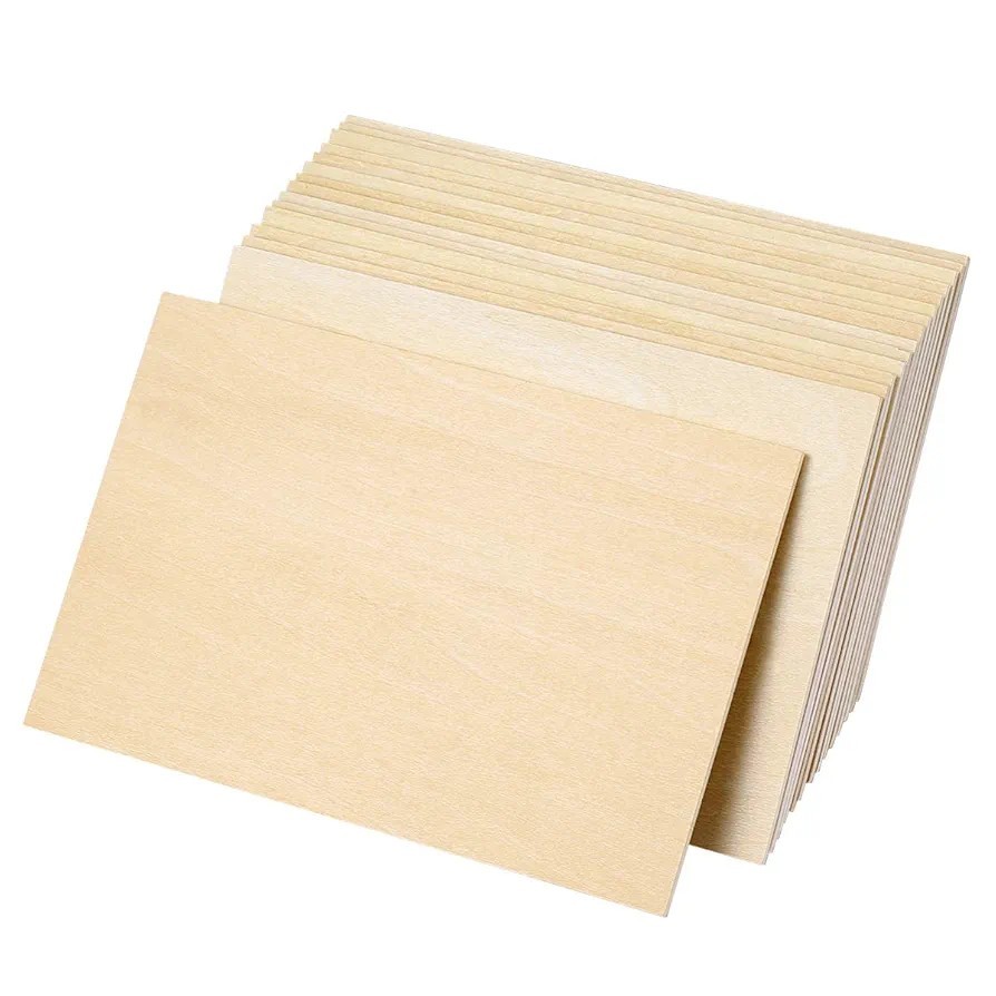 Lindenholz-Bastelbretter zum Schnitzen, Naturholz-Brett für Bastelarbeiten,...