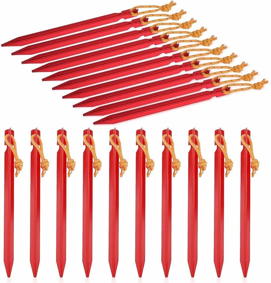Zeltheringe, 12 Stück Heringe Camping, 18CM Heringe Zelt, Zelt Heringe Metall...