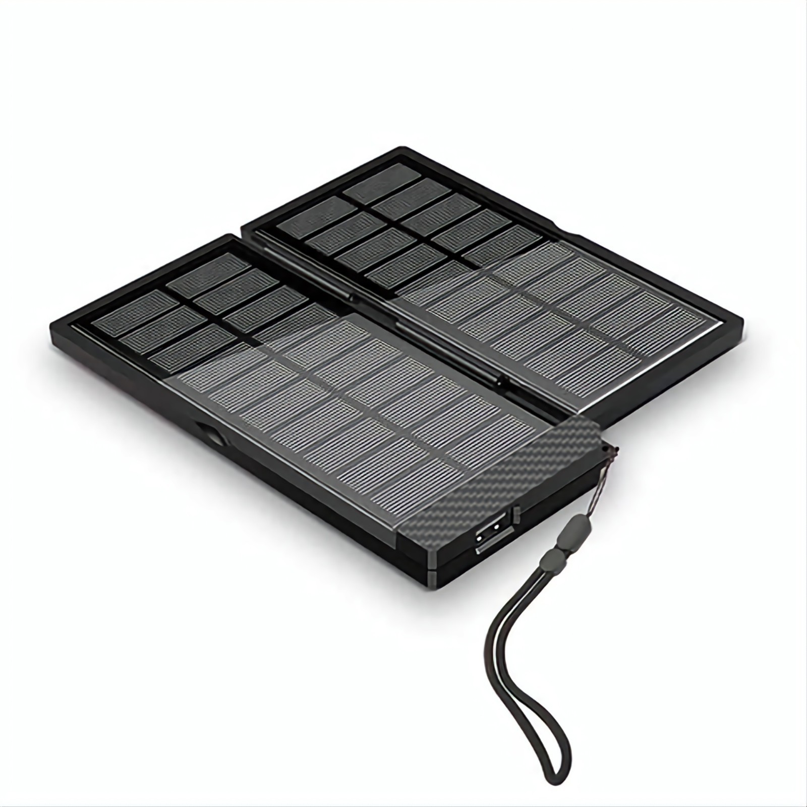 5V Mini-USB-Solarpanel-Powerbank für Outdoor-Aktivitäten wie Camping und Wandern