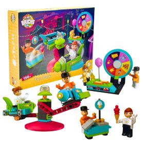 Kid's Bricks Bäckerei & Fun Park Set – 229 Klemmbausteine für kreativen Bauspaß