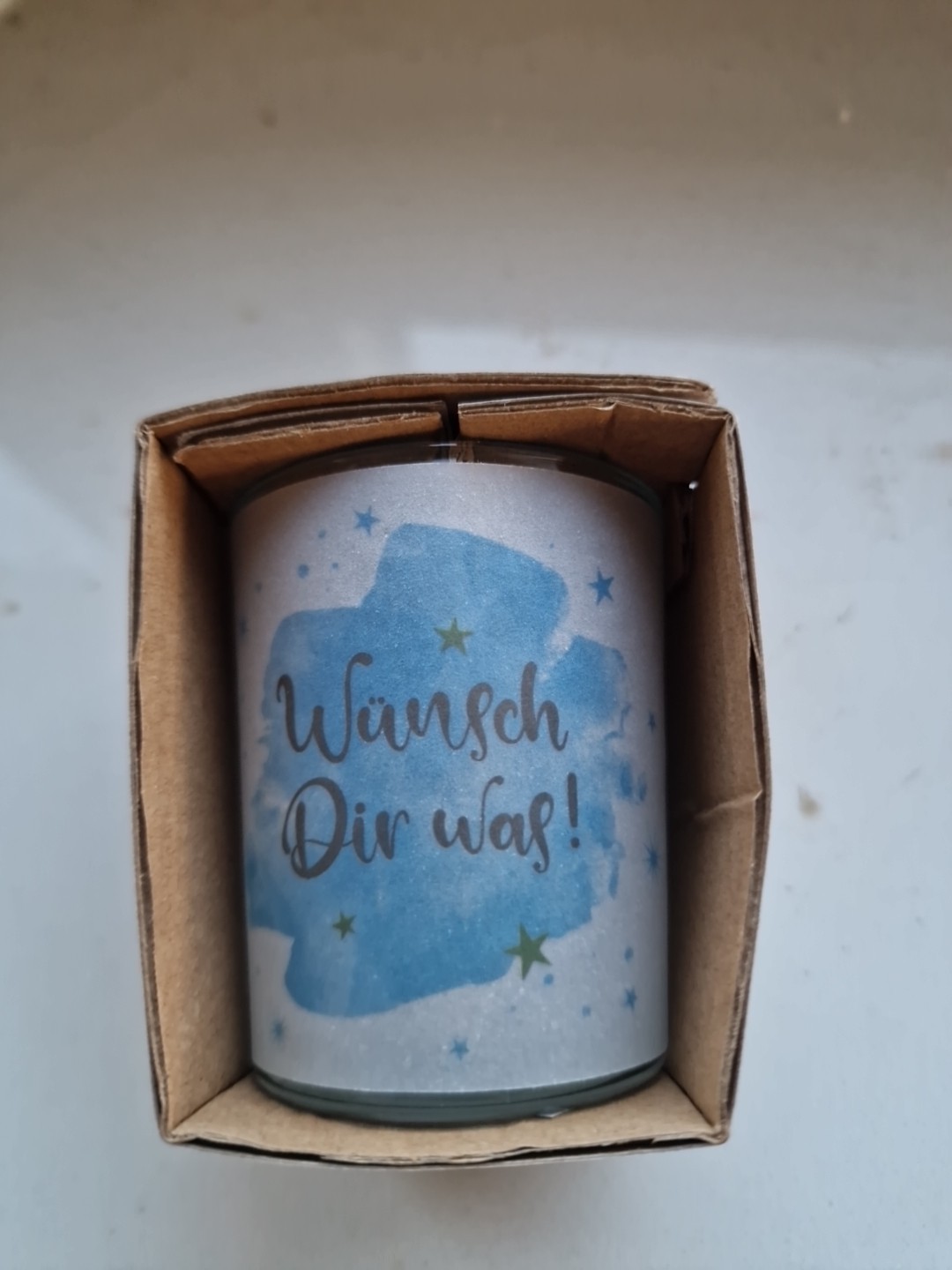 " Wünsch Dir was " Wunschlicht Mit Teelicht