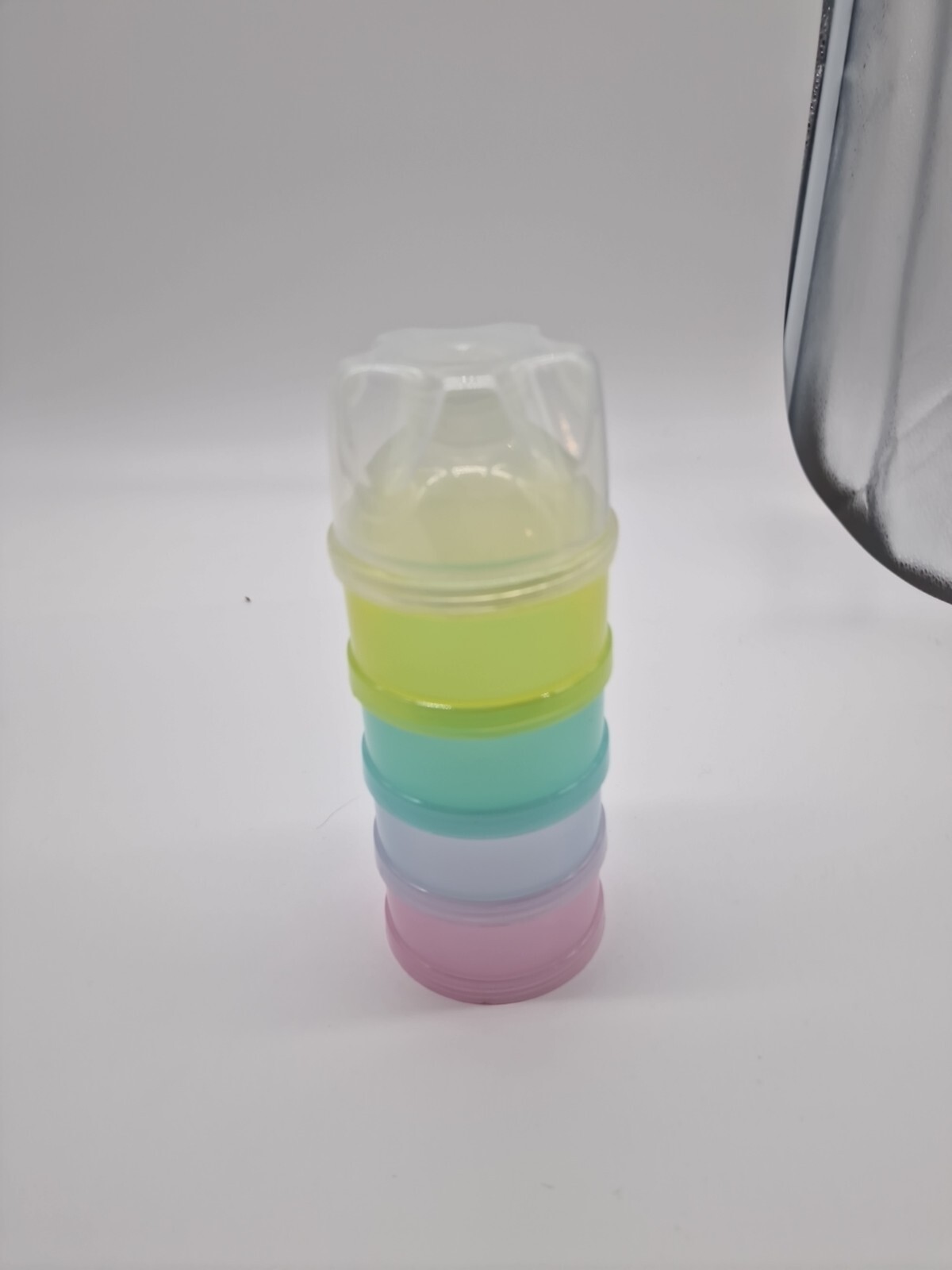 Milchpulverspender 4-lagiger Aufbewahrungsbehälter für Babynahrung