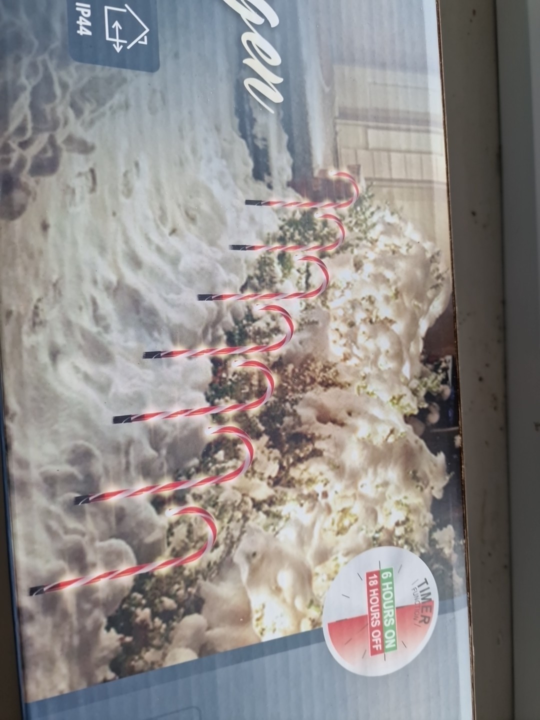 LED Zuckerstangen Lichterkette für Weihnachtsdeko
