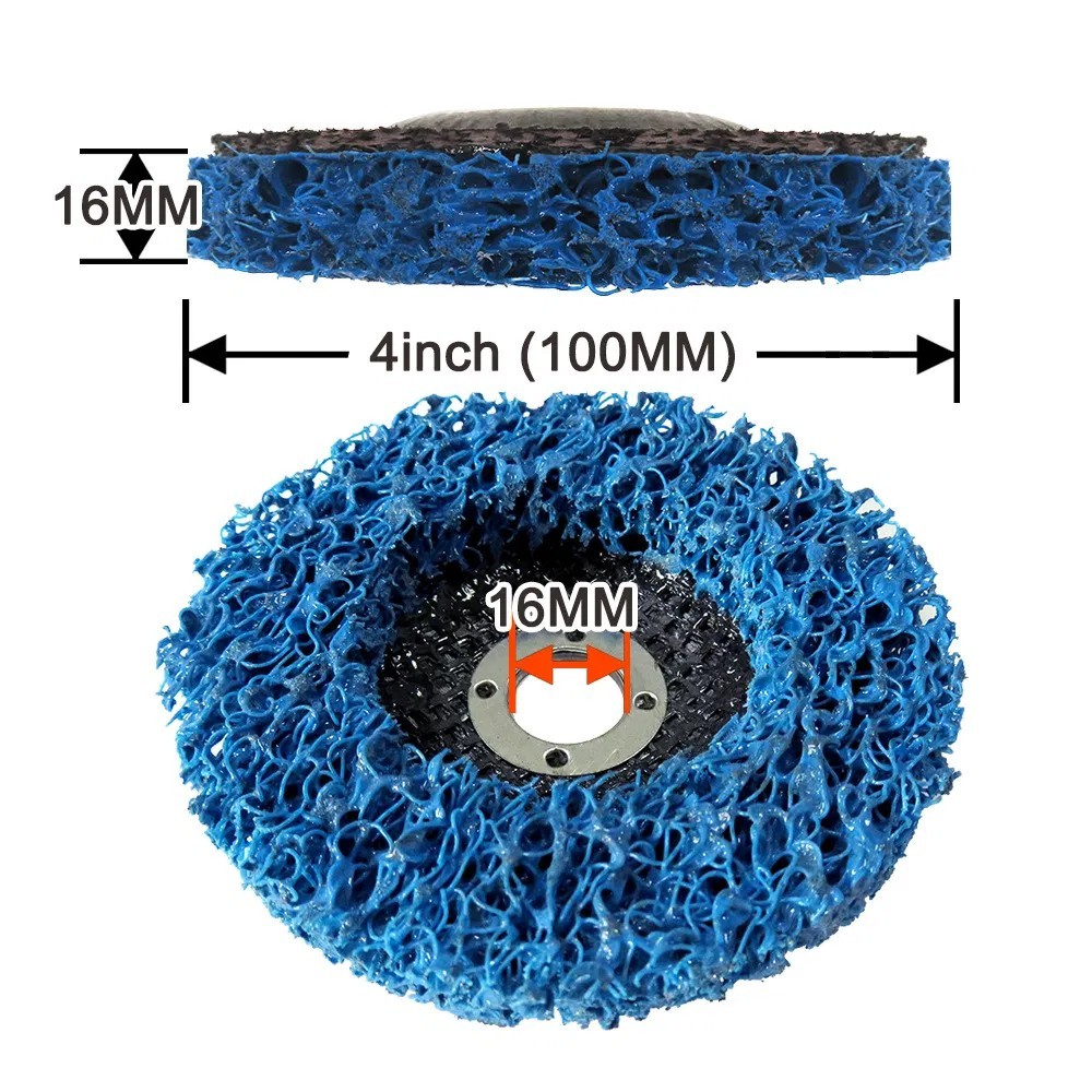3x 100mm Reinigungscheiben Schruppscheibe CSD Scheibe Grobreinigungsscheibe