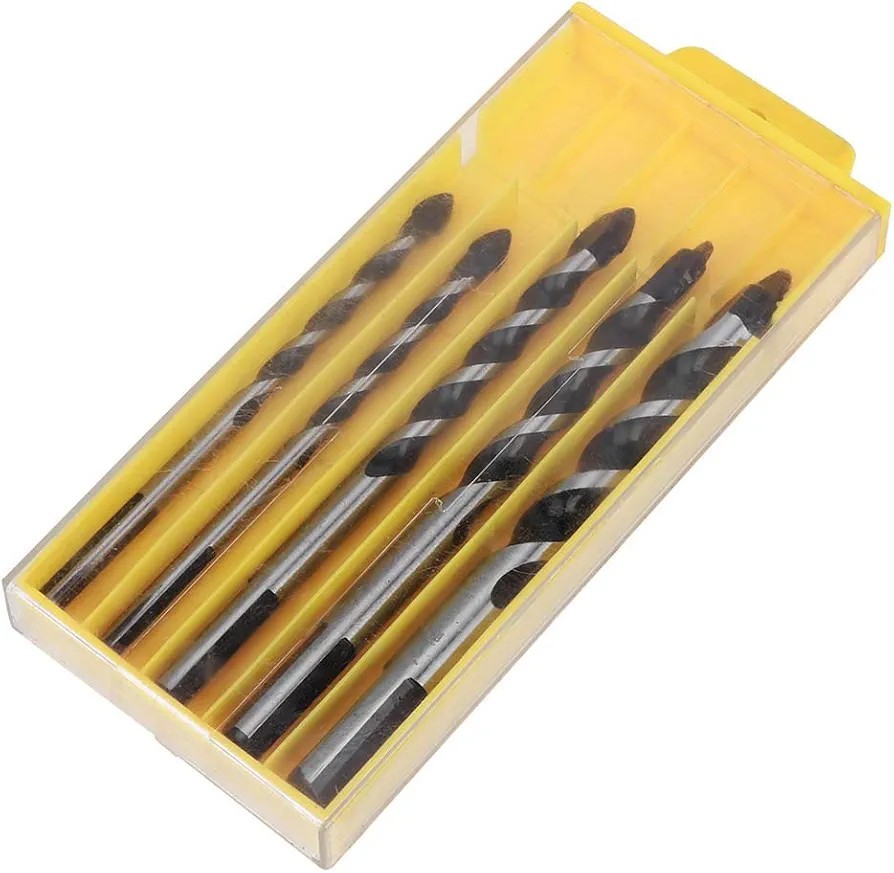 5-teiliges Fliesen- und Glasbohrer Set mit Hartmetallspitze