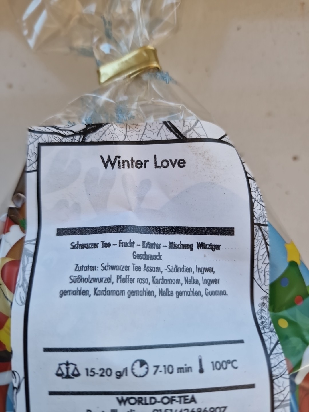 Winter Love Tee 100 g – Winterliche Teemischung mit festlichem Aroma