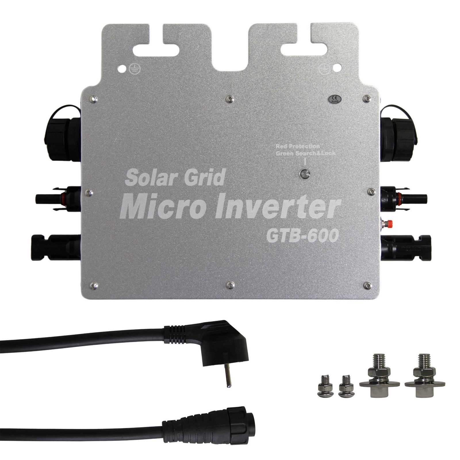 Wechselrichter Balkonkraftwerk WiFi 600 Watt Smart Mikro Inverter App Steuerung