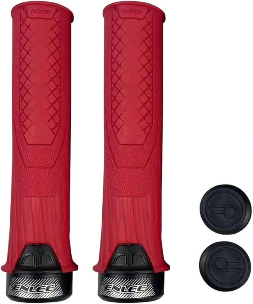 Fahrradlenkergriffe Handgriffe für Rennrad und Mountainbike, rot