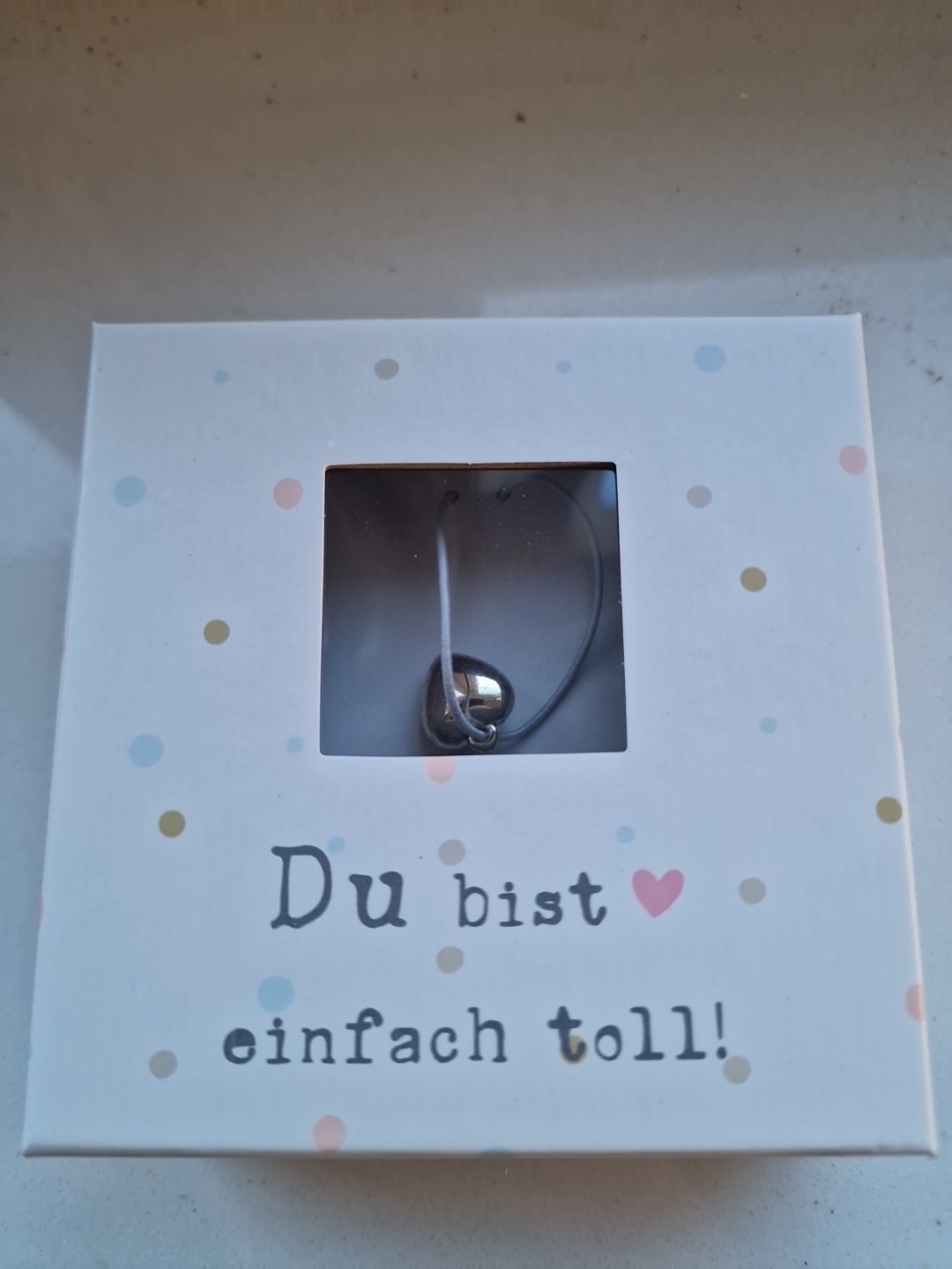 Geschenkbox "Du bist einfach toll" mit Anhänger