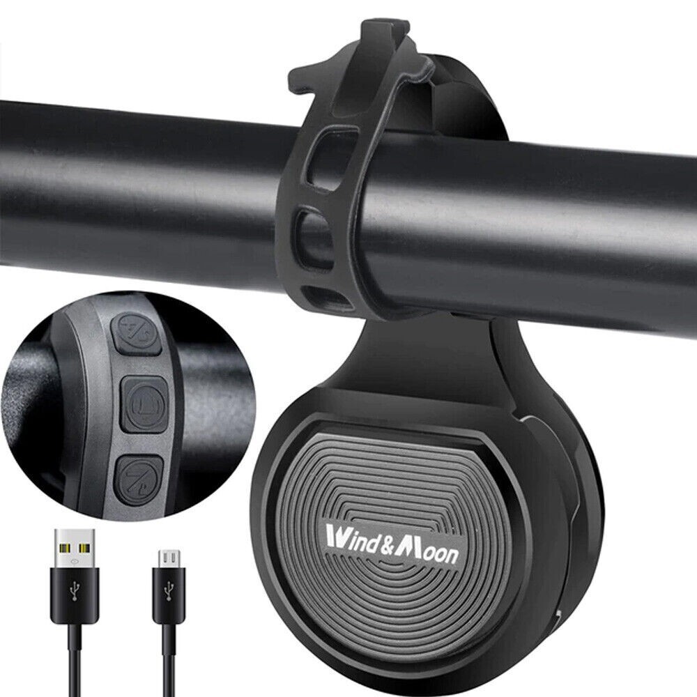 Fahrradklingel Horn 130dB Alarm Anti-diebstah für Fahrrad Roller IPX6
