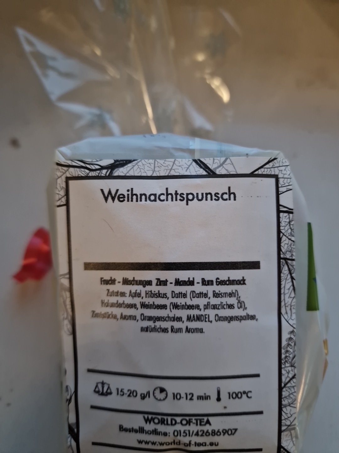 Tee Weinachtspunsch Lose 100gr