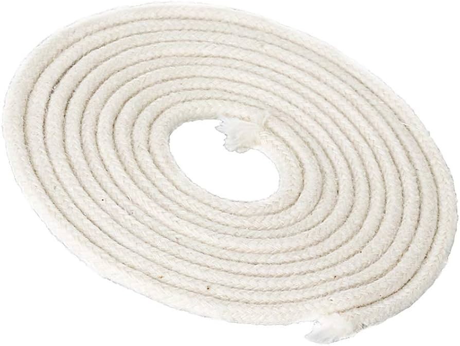 1m Docht rund Ø 10mm für Schmelzlicht Spirituslampe Öllampe für gereinigtes...