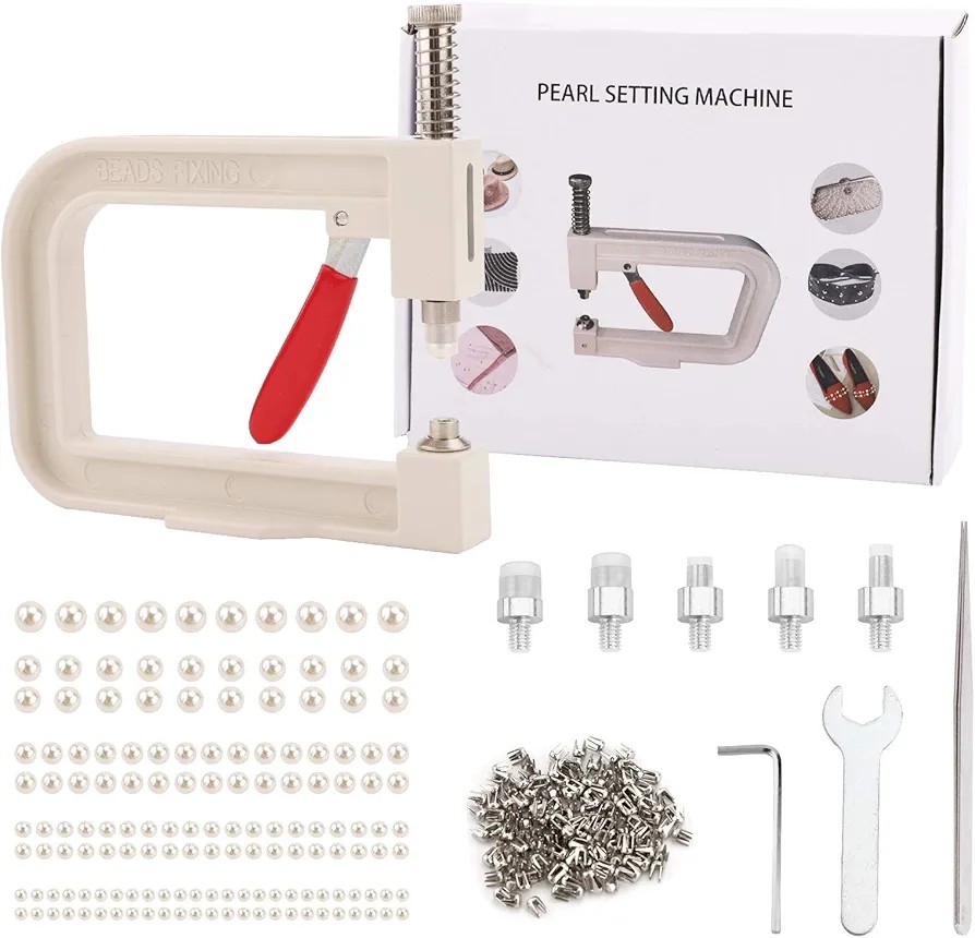 Perlenmaschine für Schmuckherstellung – DIY Werkzeug zum Einsetzen von Perlen