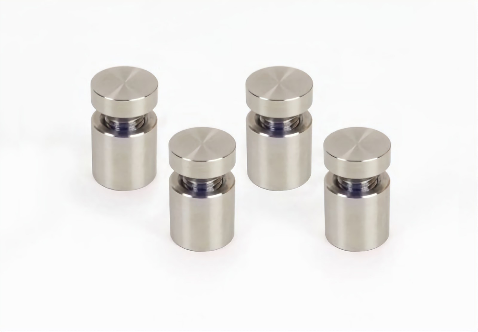 Edelstahl Abstandshalter mit Gewinde 19mm x 16mm im Set