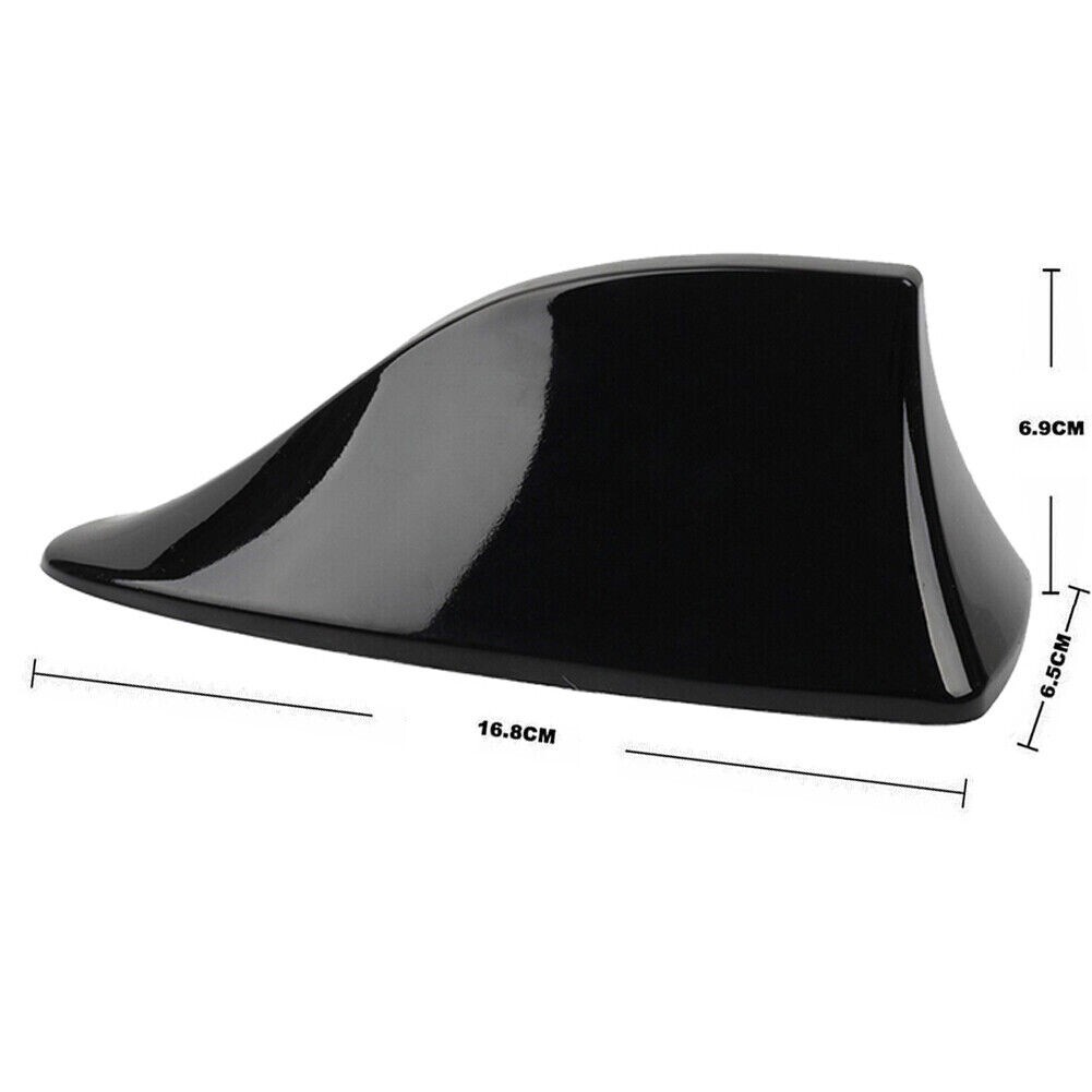 Auto Shark Haiflosse Autoantenne Dachantenne AM FM Mit Verstärker Schwarz