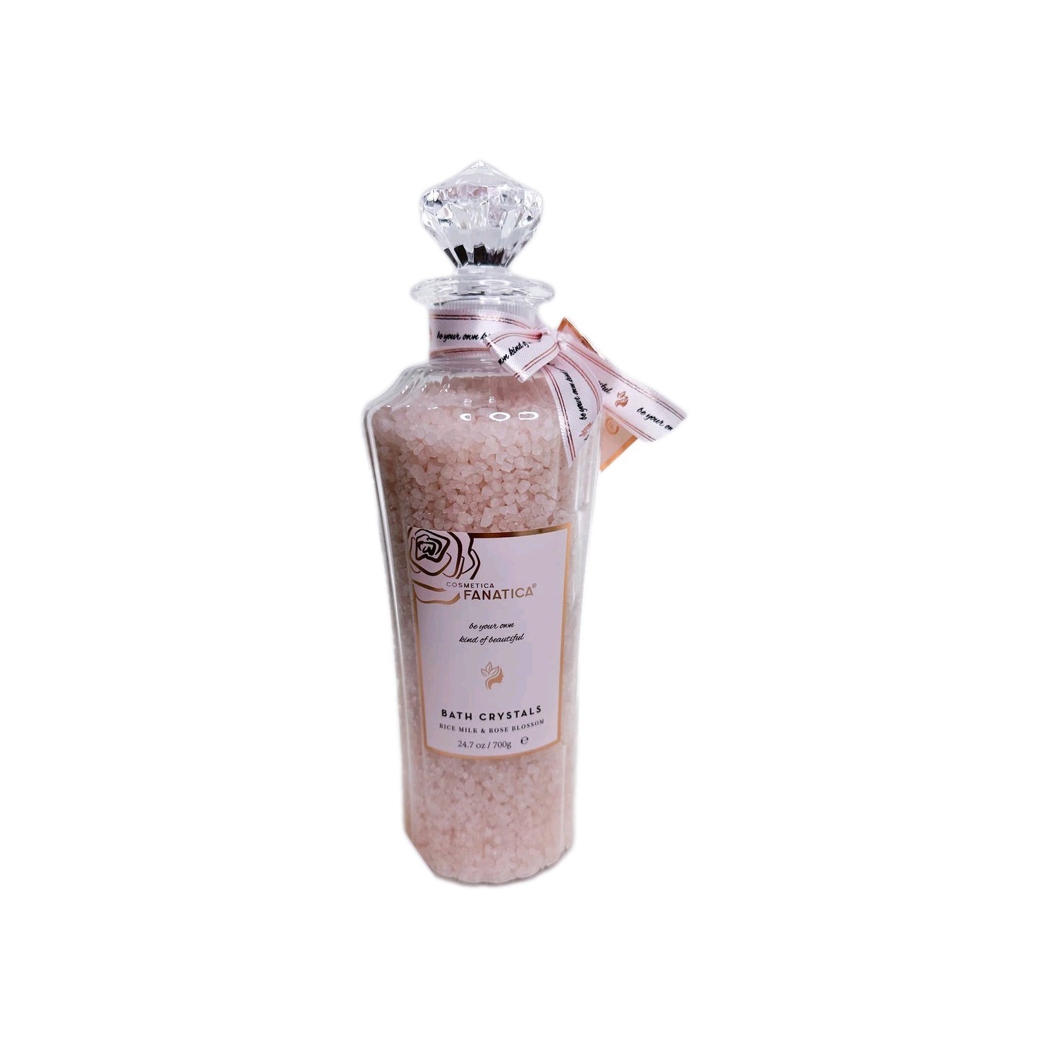 Badesalz Rosé mit Reismilch 700 g – Entspannendes Badeerlebnis