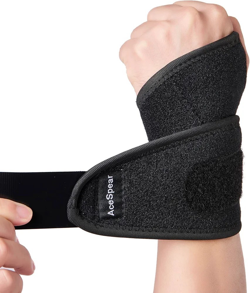 AceSpear Handgelenk Bandagen 2er Set – Stabilisierung für Fitness und Kraftsport