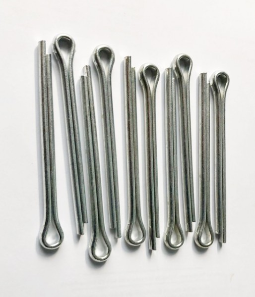 Sicherungssplinte verzinkt 2 x 70 mm – 100 Stück im Set