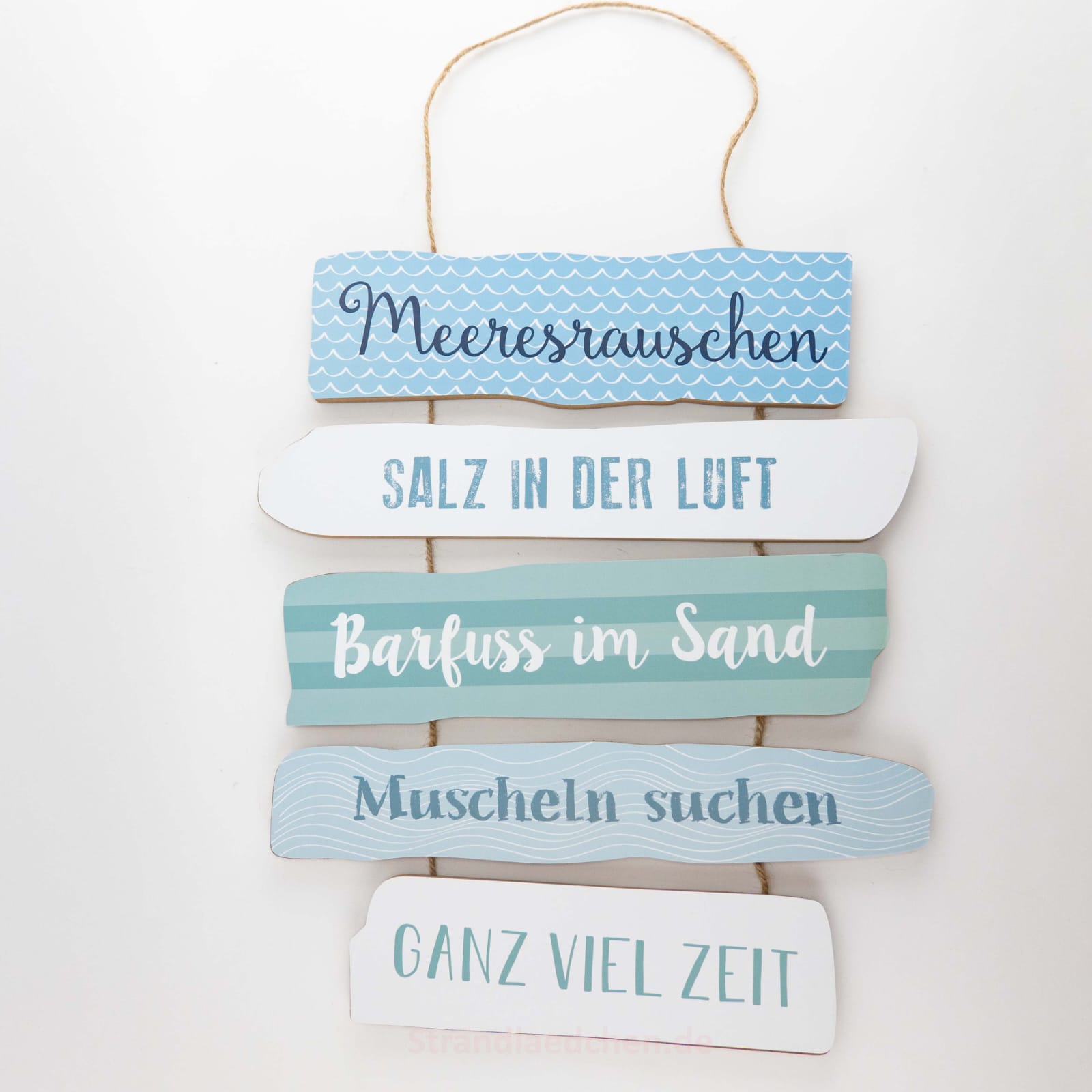 Holzschild Maritim "Auf´s Meer schauen" Garten Deko 35x40cm