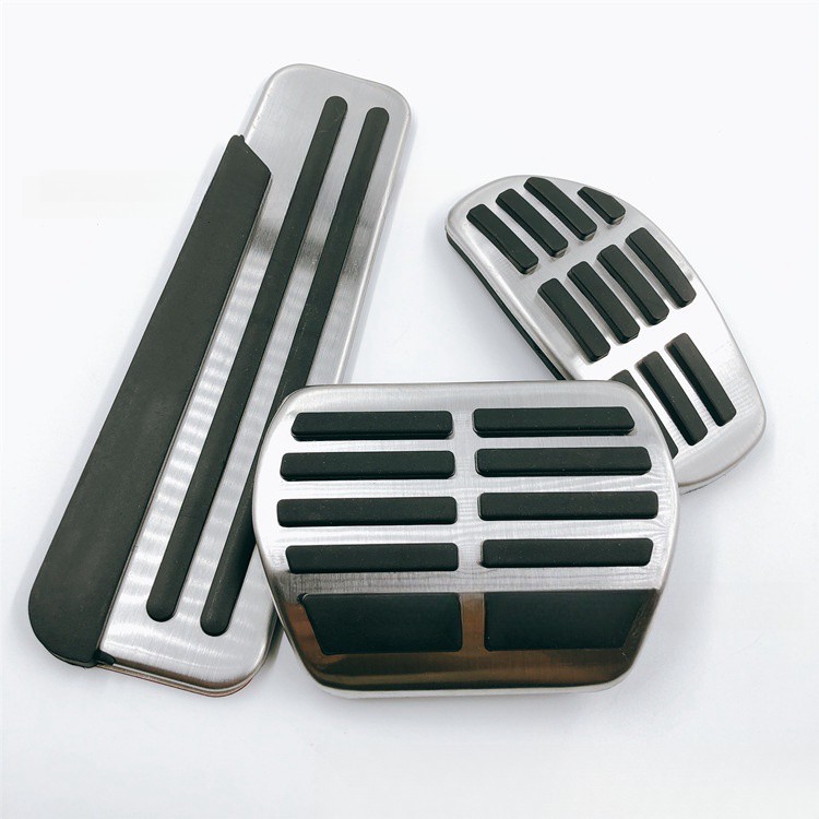 Rutschfester Edelstahl-Fußstützen-Gasbremsbelag für Autos