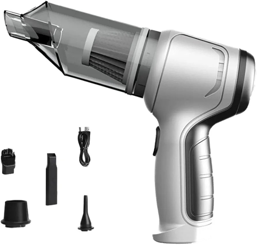 Akku Auto Staubsauger 3-in-1 – Kabellose Reinigung mit 9000 Pa Saugleistung