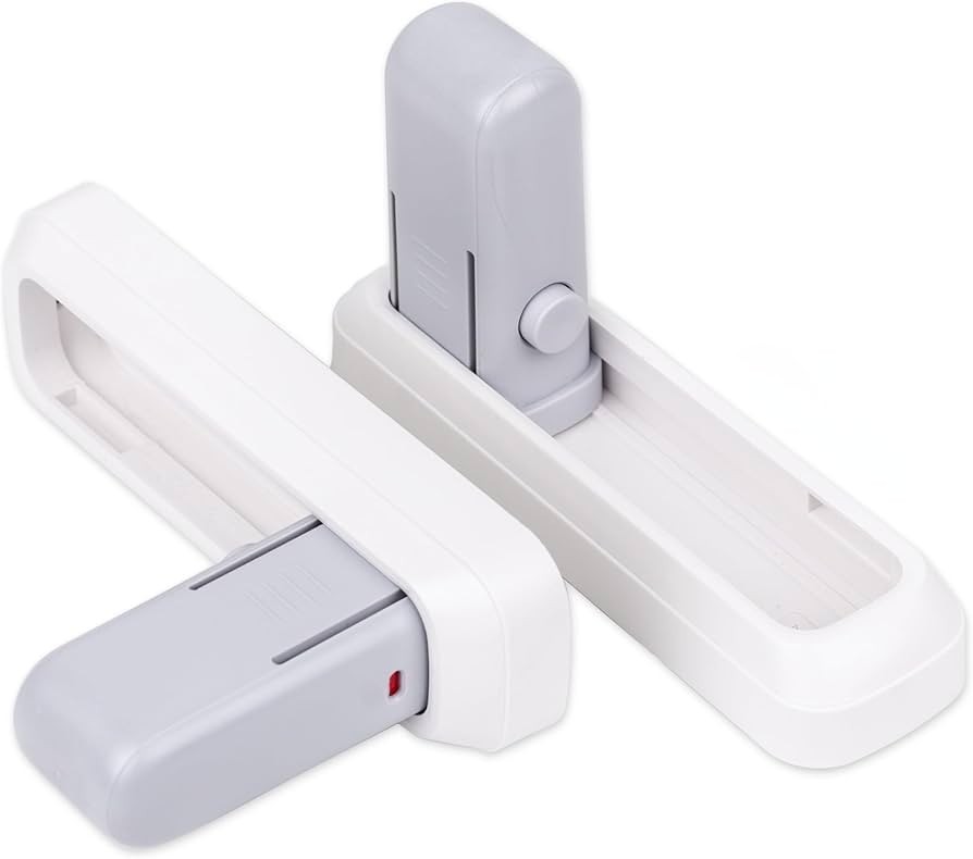 Türdrückerschloss zum Kleben, 2 Stück, wieder-verwendbar, mit...