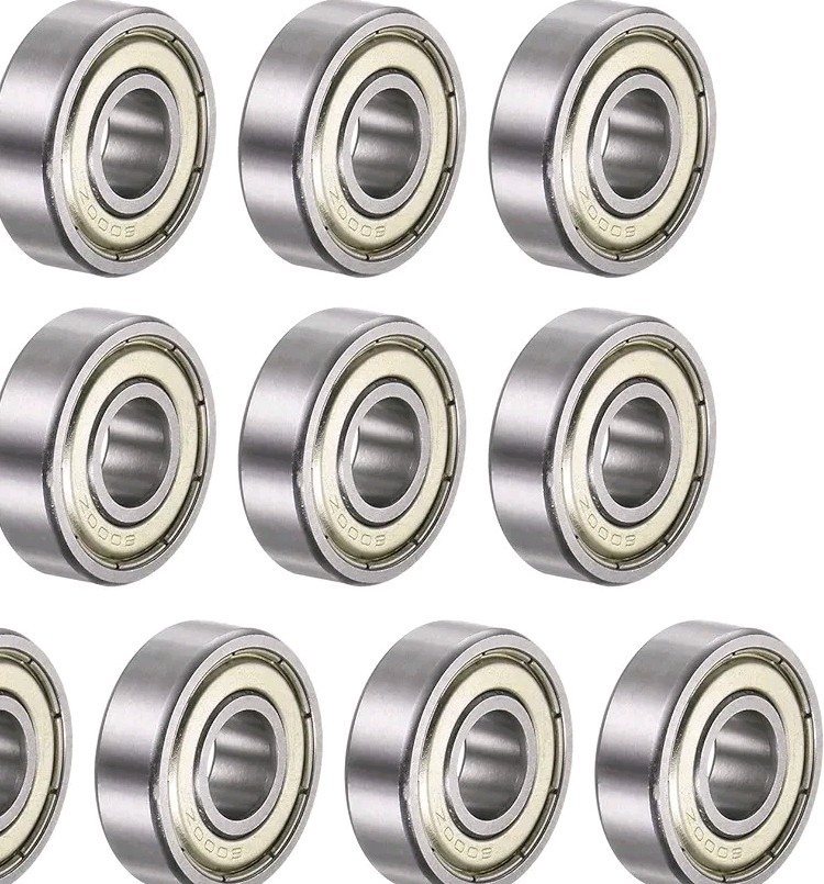 Rillenkugellager, 6000-ZZ, 10 mm Bohrung, 26 mm Außendurchmesser, 8 mm 9stück