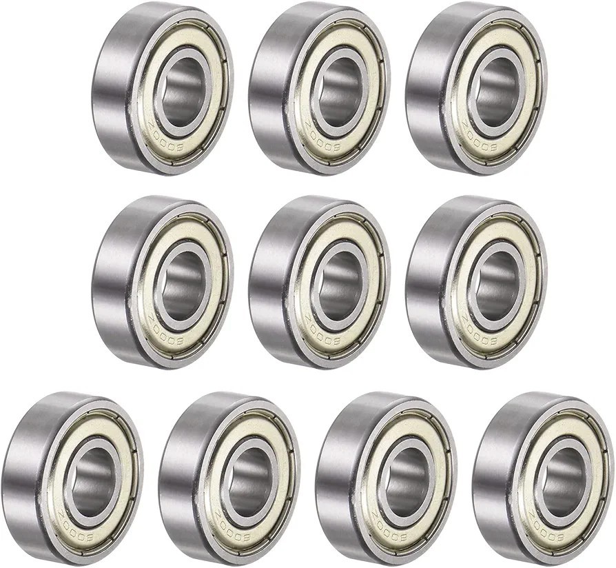 Rillenkugellager, 6000-ZZ, 10 mm Bohrung, 26 mm Außendurchmesser, 8 mm 10stück