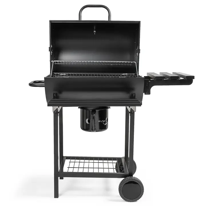 BBQ Grillwagen mit Holzkohlegrill – Mobiler Gartengrill für Balkon und Outdoor