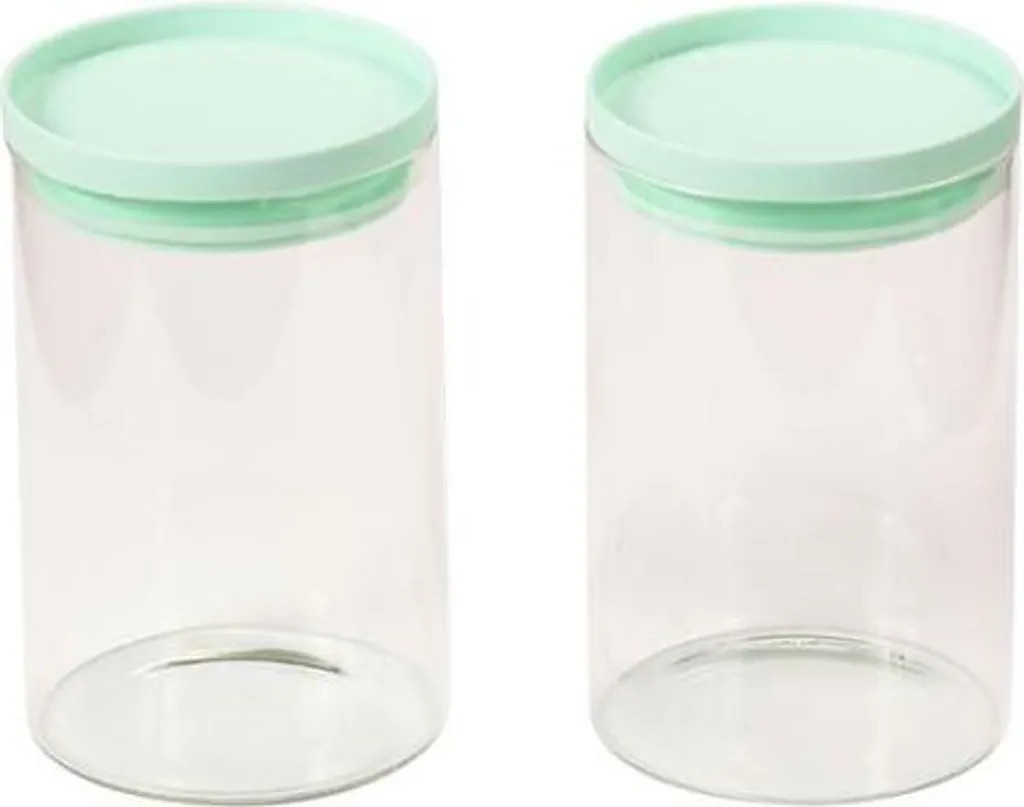 Vorratsgläser 2er Set  ca.  800 ml verschiedene Farben