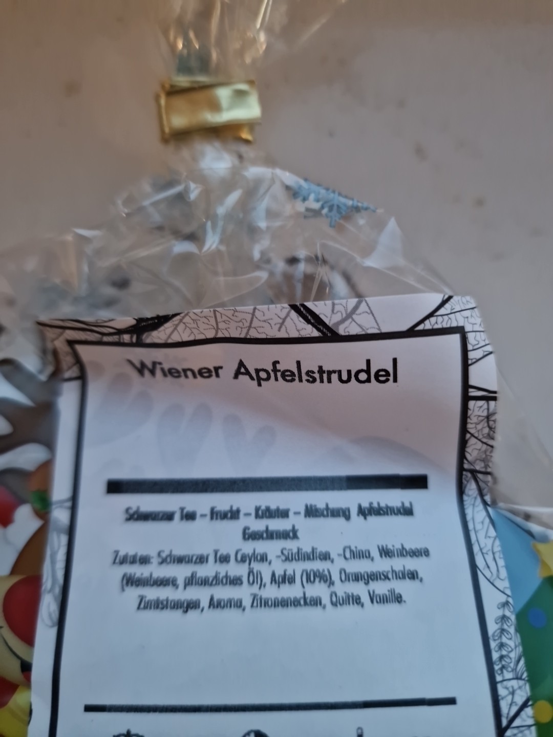 Wiener Apfelstrudel Tee 100 g – Fruchtiger Wintertee mit Apfelgebäck-Aroma