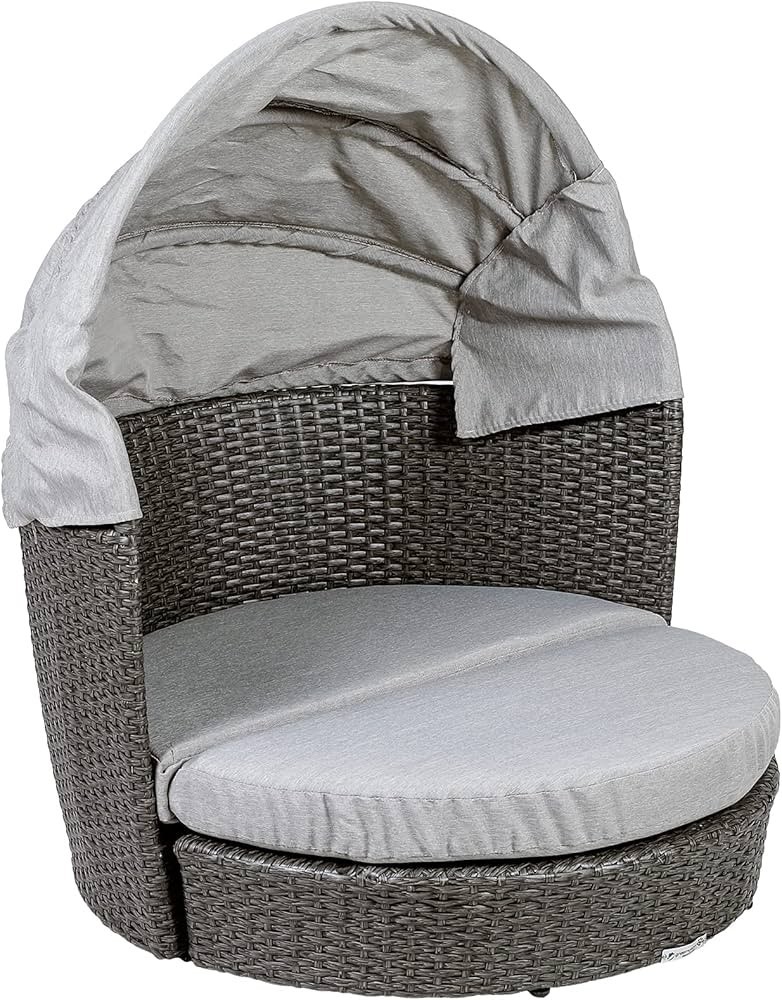 HUNDE SOFA m. DACH ca. 100 x 61/100 x 100 cm ca. 8cm starkes Kissen Sonnenliege
