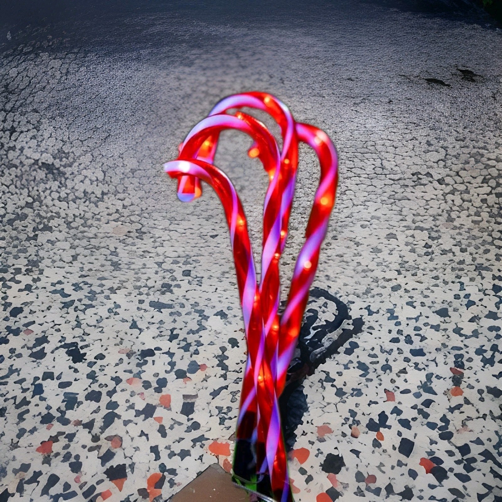 LED Zuckerstangen Lichterkette für Weihnachtsdeko