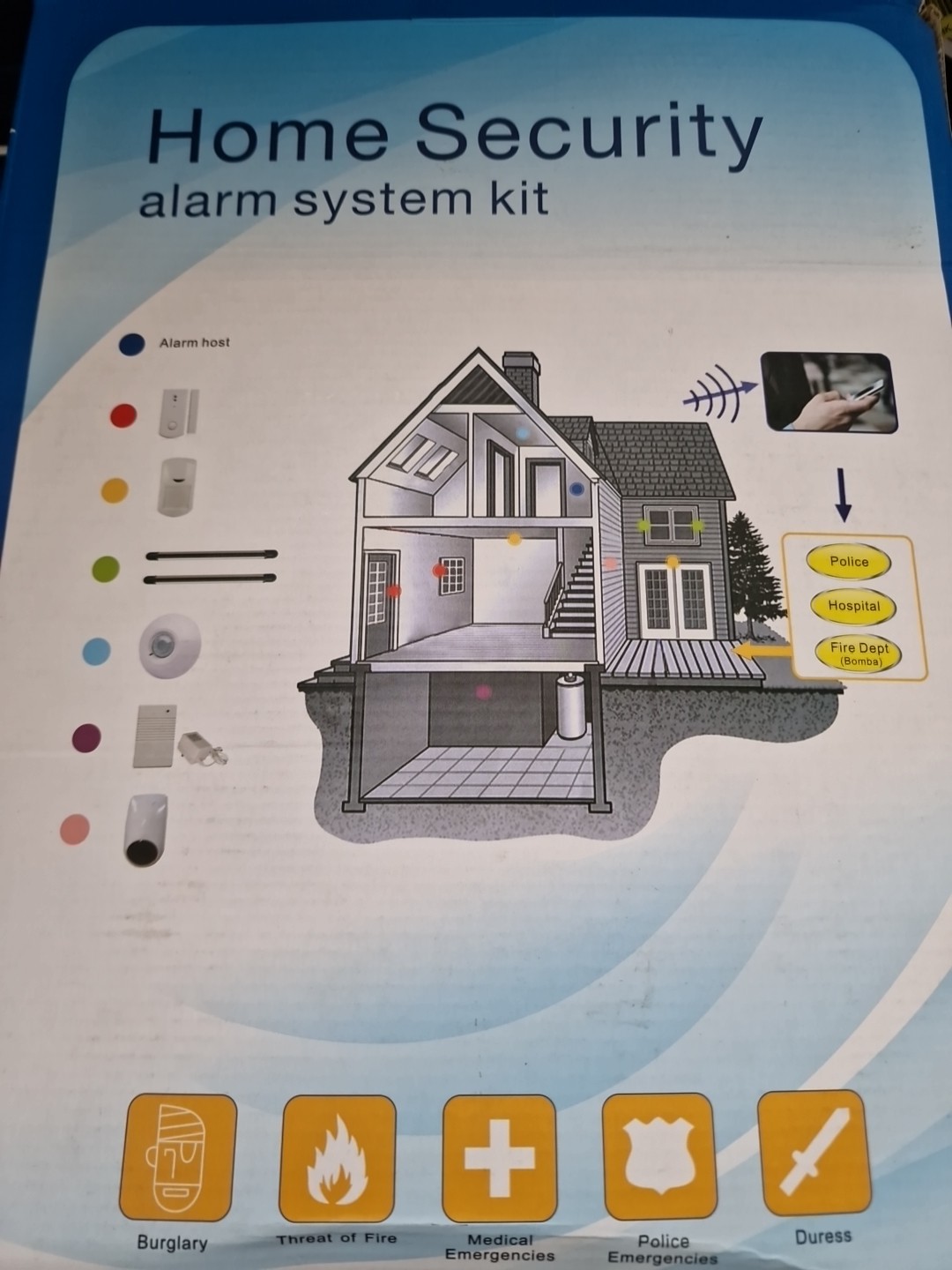 Home Security Alarm System Kit