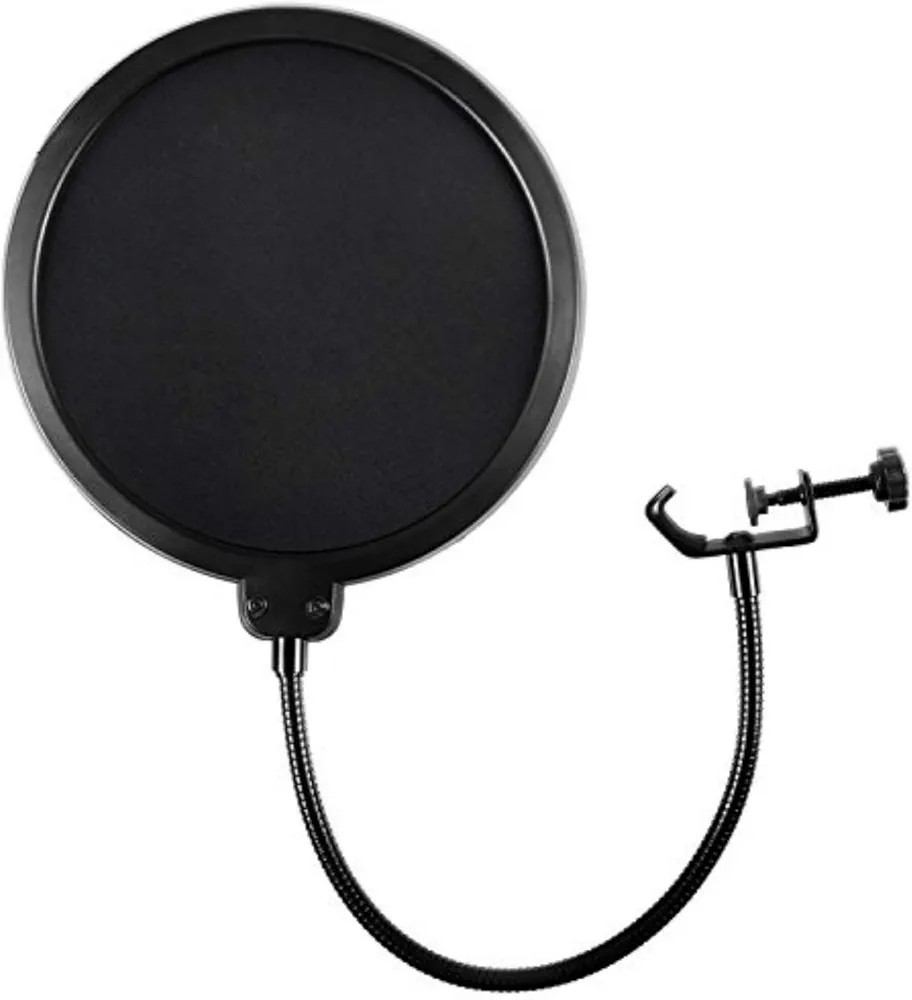 Mikrofon Pop Filter – Zweilagiger Windschutz für klare Sprachaufnahmen