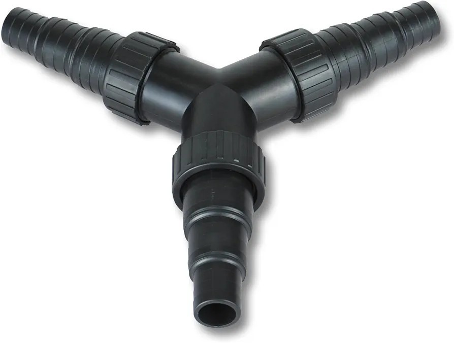 Y Verteiler 25/32/38mm (1" / 1 1/4" / 1 1/2") mit Stufentüllen zur Verbindung...