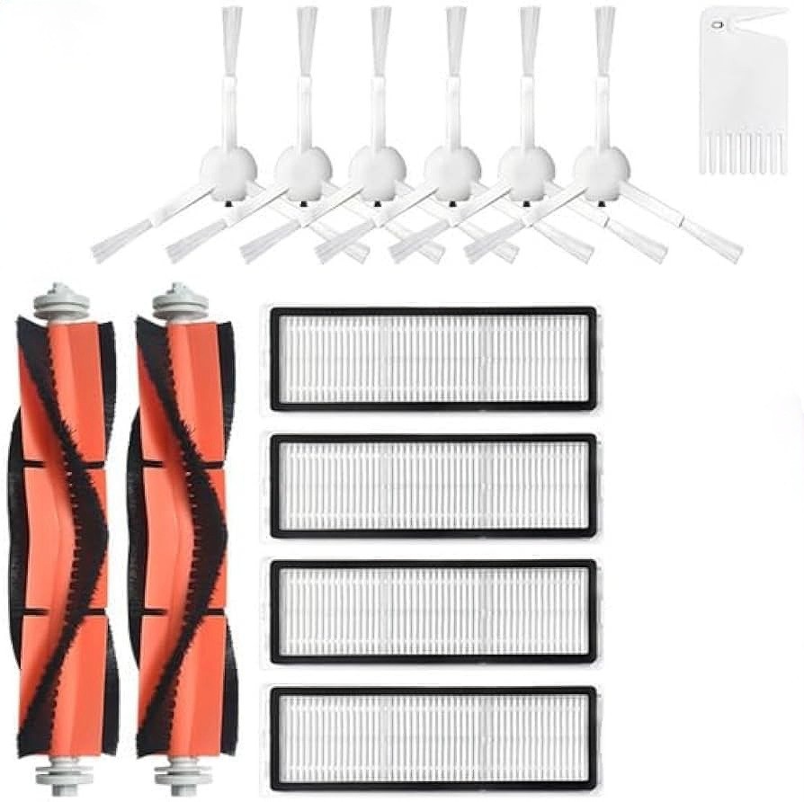 Neue Hauptbürste Hepa Filter Seitenbürsten Xiaomi Roborock Staubsauger